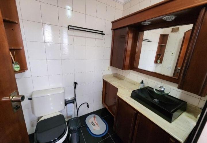 סנטוס Flat No Hotel Cosmopolitan Com Estacionamento Gratis E Piscina מראה חיצוני תמונה