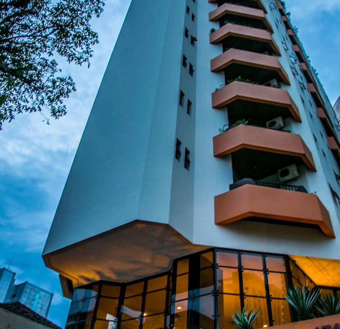 סנטוס Flat No Hotel Cosmopolitan Com Estacionamento Gratis E Piscina מראה חיצוני תמונה